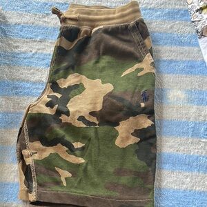 Polo by Ralph Lauren Green and Brown Camo Shorts